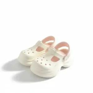 CCS7DAC여성용 높이 조절 편안한 통굽 플랫폼 샌들