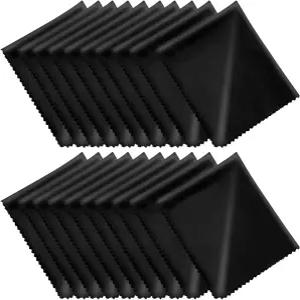 마이크로파이버 클리닝 천(6 x7 ) 20팩 개별 비닐 파우치 CKANDAY 안경 천 휴대폰 화면 전자 카메라 렌즈