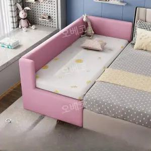 보조침대 확장베드 낮잠 휴식 1인용 싱글 간이 저상형 쿠션 안전가드 사이드