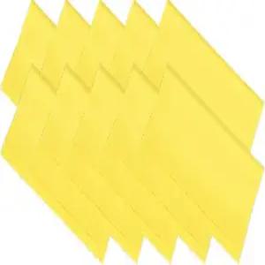 파티킬 안경 마이크로파이버 클리닝 천 7 x6 10팩 부드러운 물티슈 스크린 카메라 렌즈 화면용 개별 비닐