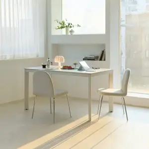 마롱 포세린 세라믹 2인 1400 식탁 세트