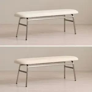 식탁의자 2인용 벤치의자 식탁벤치 패브릭 체어 식탁의자 벤치의자 식탁벤치의자