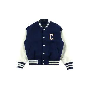 MLB 공용 울 베이직 소매배색 바시티자켓 3AJPV0634-45NYS