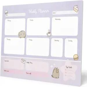 할 일 노트패드 푸신 캘린더 A3 일일 주간 플래너 ADHD 패드 54장 찢어진 시트 90gsm 문구 생산성 향상