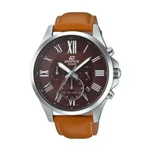 카시오 에디피스 브라운 남자 남성 정장시계 가죽시계 EFV-500L-5AVUDF