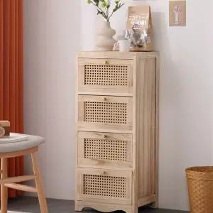 캐비닛 라탄 폭좁은 침실 서랍장 복도콘솔 틈새