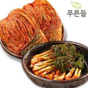[푸른들] 양념한가득 남도식 포기김치 1kg + 파김치 1kg