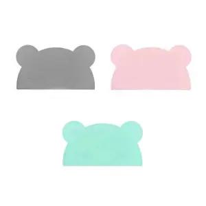 [퍼니메이커]곰돌이 실리콘 식탁매트/테이블 깔개 매트 받침 시트 실리콘테이블매트 식탁매트 테이블매트