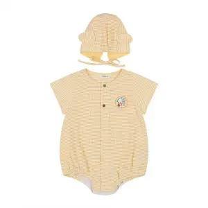 [보리보리/아가방]라비래빗반팔바디수트(모자)(YELLOW)_01S327903