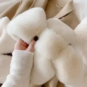 아트박스/신상오픈런 여성용 소프트 크로스넥 짧은 인조 퍼 머플러