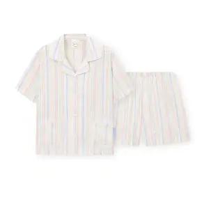 [오르시떼](하남점)여성 H113 파스텔틴트 반소매 파자마 세트