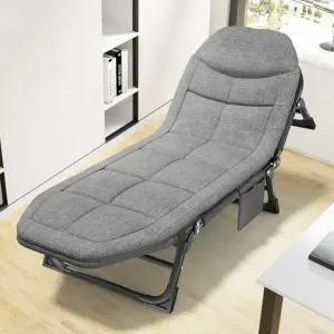 아도라하우스 접이식 그레이 간이침대