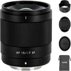 후지 X 마운트용 빌트록스 15mm F1.7 f /1.7 AF 렌즈 미드 텔레포토 APS-C 오토 포커스 마운트 미러리스