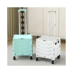 루미나D 접이식 4륜 쇼핑카트 캠핑 웨건 야외용 카트 가정용 주방용