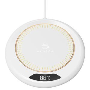 전기열풍기 커피 머그잔 따뜻한 자동 차단 책상 머그잔 따뜻한 전기 우유 따뜻한 온도 조절기 코스터 여행 사무실 사용