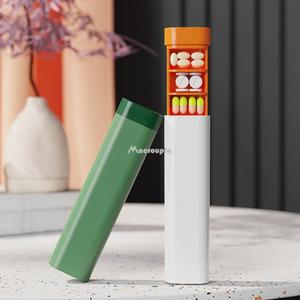 방수약통 그리드 알약 상자 정제 박스 디스펜서 케이스 휴대용 구획 의학 디스펜스 보관 키트 주최자