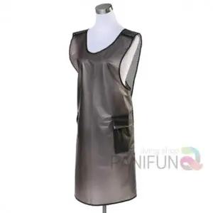 롱 방수앞치마 블랙 공방앞치마 미용앞치마 방수작업복 미용사앞치마 도예앞치마