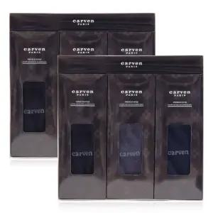 까르뱅 남자양말중목 3족선물세트 1+1 CA5002