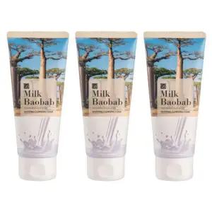 밀크바오밥 휘핑 클렌징 폼 클렌저 세안제 120ml X3개