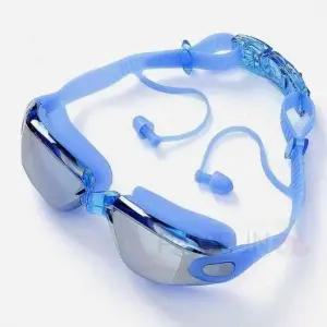 귀마개 물안경 블루 수영수경 수영안경 수영물안경 김서림방지물안경 남자수경