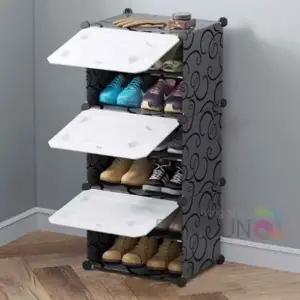 DIY신발장 44x96 그레이 신발장인테리어 도어신발장 신발보관함 신발함 슬림신발장