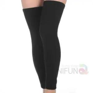 겨울 롱 무릎보호대 2p S 블랙 런닝무릎보호대 댄스무릎보호대 탁구무릎보호대 무릎보온보호대 사이클무릎