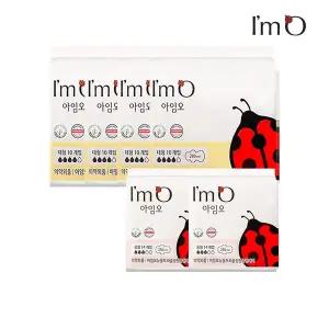 [아임오] 뉴울트라슬림윙 에이 생리대 중형 14Px2팩+대형 10Px4팩 (총 68개)