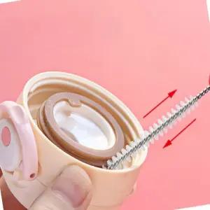 촘촘 빨대 세척솔 텀블러 뚜껑 브러쉬 틈새 세척 실용 청소솔