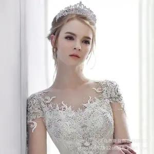 웨딩 왕관 결혼식 머리띠 브라이덜