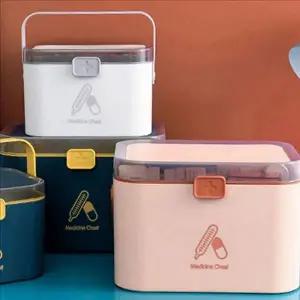 다층 가정용 구급 상자 이동식 휴대용 구급 상자 캠핑용 비상약