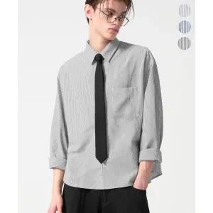 [국내정품] 트릴리온 셔츠 블라우스 에센셜 옥스포드 크롭 스트라이프 셔츠_3color 109262