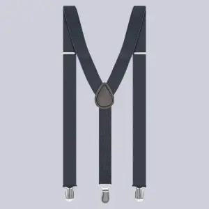 회색 성인용 멜빵 바지 멀티컬러 스트랩 팬츠