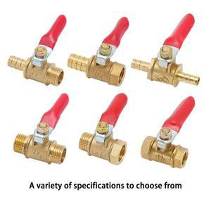 황동 파고 볼 밸브 외부 나사와 내부 규격은 18 38 14 12입니다 두꺼운 전체 파이프 피팅 커플러 어댑터 연