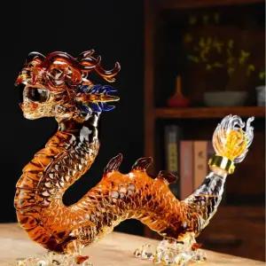 용모양 선물 유리병 드래곤 유리 담금주병 고급 양주