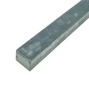 6061 직사각형 미국 알루미늄 솔리드 바 - 1/2 x 1.0 압출 선반 재고 길이 13 소재