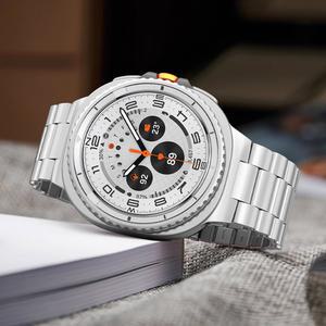 삼성 갤럭시 워치 8 클래식 46mm 메탈 시계줄 팔찌, 40mm 44mm 스테인리스 밴드용 스틸 스트랩