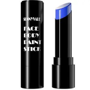 써니베일 클라운 레드 페이스 바디 페인트 스틱 크림 성인 스포츠용 땀 방지 블랙 SFX 특수 효과 코스프레