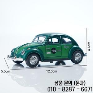 1:36 빈티지 그린 비틀 합금 자동차 모델 맞춤형 패턴 문이 열릴 수 있음 소년 소녀에게 적합한 장난감 데