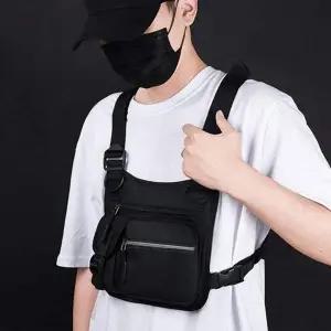 [셀러에이드]오토바이 라이더 가슴가방 퀵서비스 체스트팩