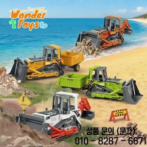 굴착기 지게차 엔지니어링 트럭 트랙터 모델카 다이캐스트 플라스틱 더블헤드 불도저 장난감차 관성차량 소