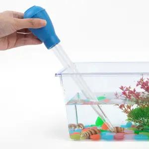 어항 수조 청소용 플라스틱 눈금 스포이드