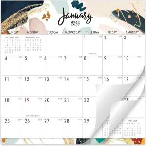 2026 마그네틱 캘린더 - 2026년 1월부터 12월까지의 냉장고용 12개월 8인치 x 10인치 월