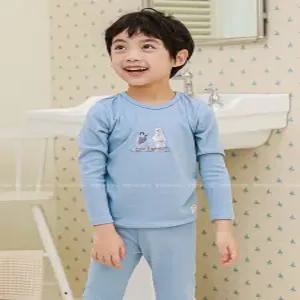 PPIPPILONG 아동내복 웜 기모 유아 아동 주니어 실내복 상하 PL FW52-35