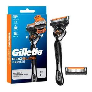 [셀러에이드]BS 질레트 프로글라이드 메뉴얼 면도기 1입 면도날 2입