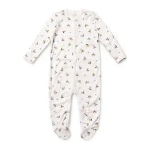 폴로 칠드런 베이비 남아 베어 코튼 커버올 화이트 FB854686