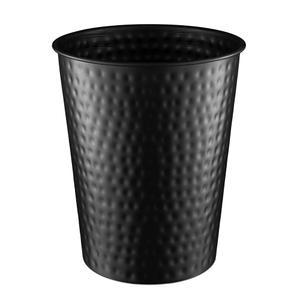 모나크 어보드 메탈 욕실 쓰레기통 u2013 침실 사무실 책상 기숙사용 손으로 망치질하고 내구성이 뛰어난 장식용 검은색 작은