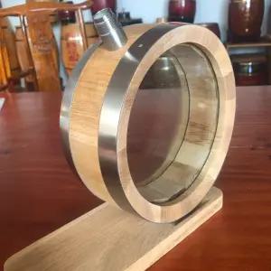 발효통 포도주 숙성통 800ml스틸마개개 위스키오크통 나무