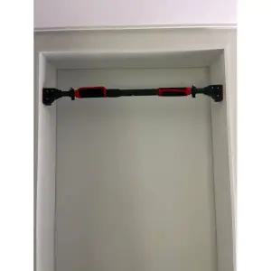 하디로어 문틀 철봉 가정용 실내 풀업바 턱걸이 기구 봉 문 방문 운동기구 문틈 블랙