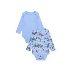 폴로 칠드런 베어 코튼 바디수트 투팩 멀티컬러 FB854334