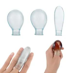 샤워 및 수영용 방수 핑거 프로텍터 - 편안하고 내구성이 뛰어나며 재사용 가능한 네일 케어 침지용 실리콘